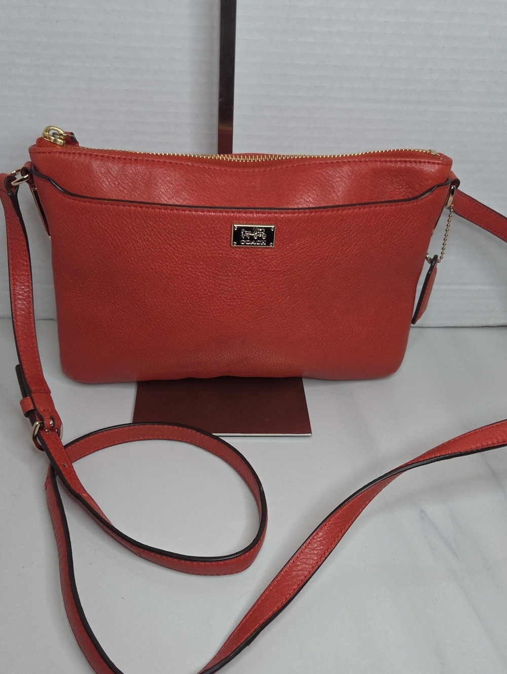 Coach Madison East West  Leather Swingpack Crossbody Bag